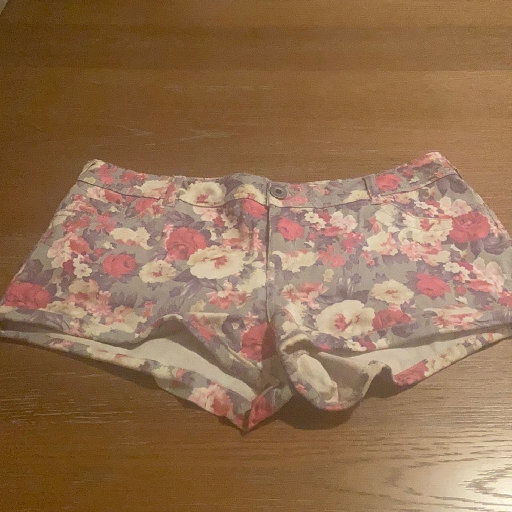Floral Jean Shorts